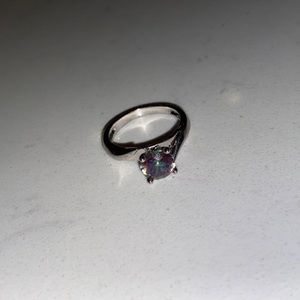 Purple & Green ring